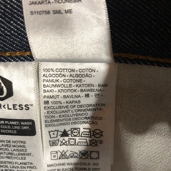 NEW Levi's 501 Original Shrink to Fit Jeans Blue Button Fly Straight Mens 42x32 - Picture 9 of 10